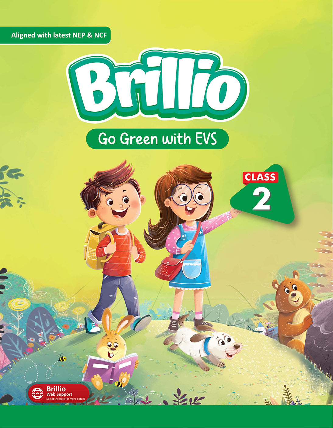 Skillitos Go Green with EVS  Class 2 Textbook (Brillio Series)