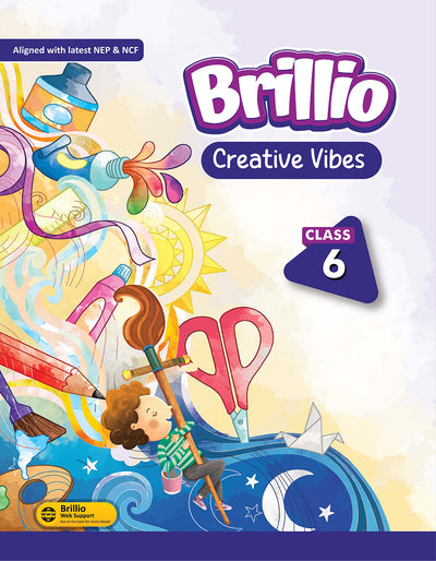 Skillitos Creative Vibes  Class 6 Activity Book (Brillio Series)
