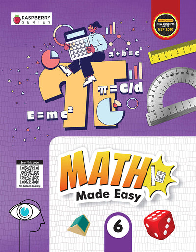 Skillitos  Math Made Easy 6 Math Class 6 Textbook (Raspberry Series)