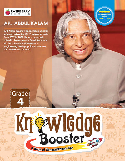 Skillitos  Knowledge Booster 4 G.K. Class 4 Textbook (Raspberry Series)