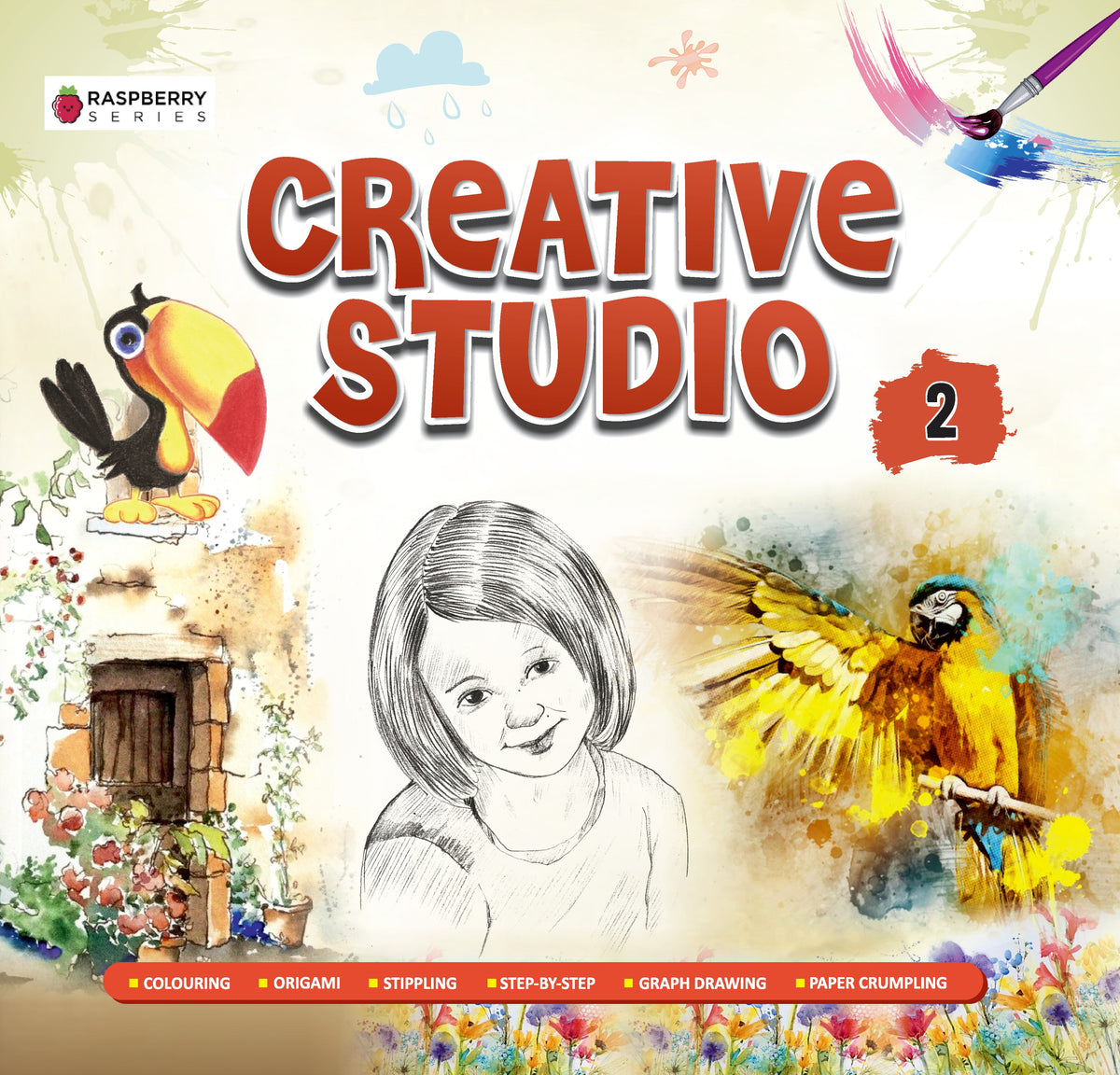 Skillitos  Creative Studio 2 Art With Kit Class 2 Activity Book (Raspberry Series)