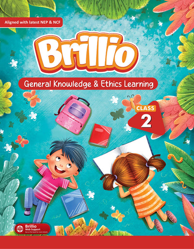 Skillitos General Knowledge & Ethics Learning  Class 2 Textbook (Brillio Series)