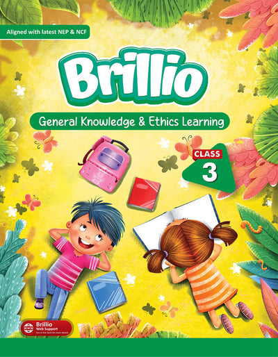 Skillitos General Knowledge & Ethics Learning  Class 3 Textbook (Brillio Series)