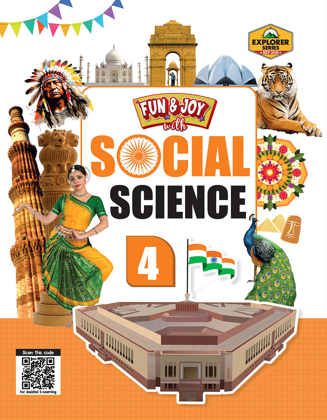 Skillitos Fun & Joy with Social Science 4 Class 4 Textbook (Explorer Series)