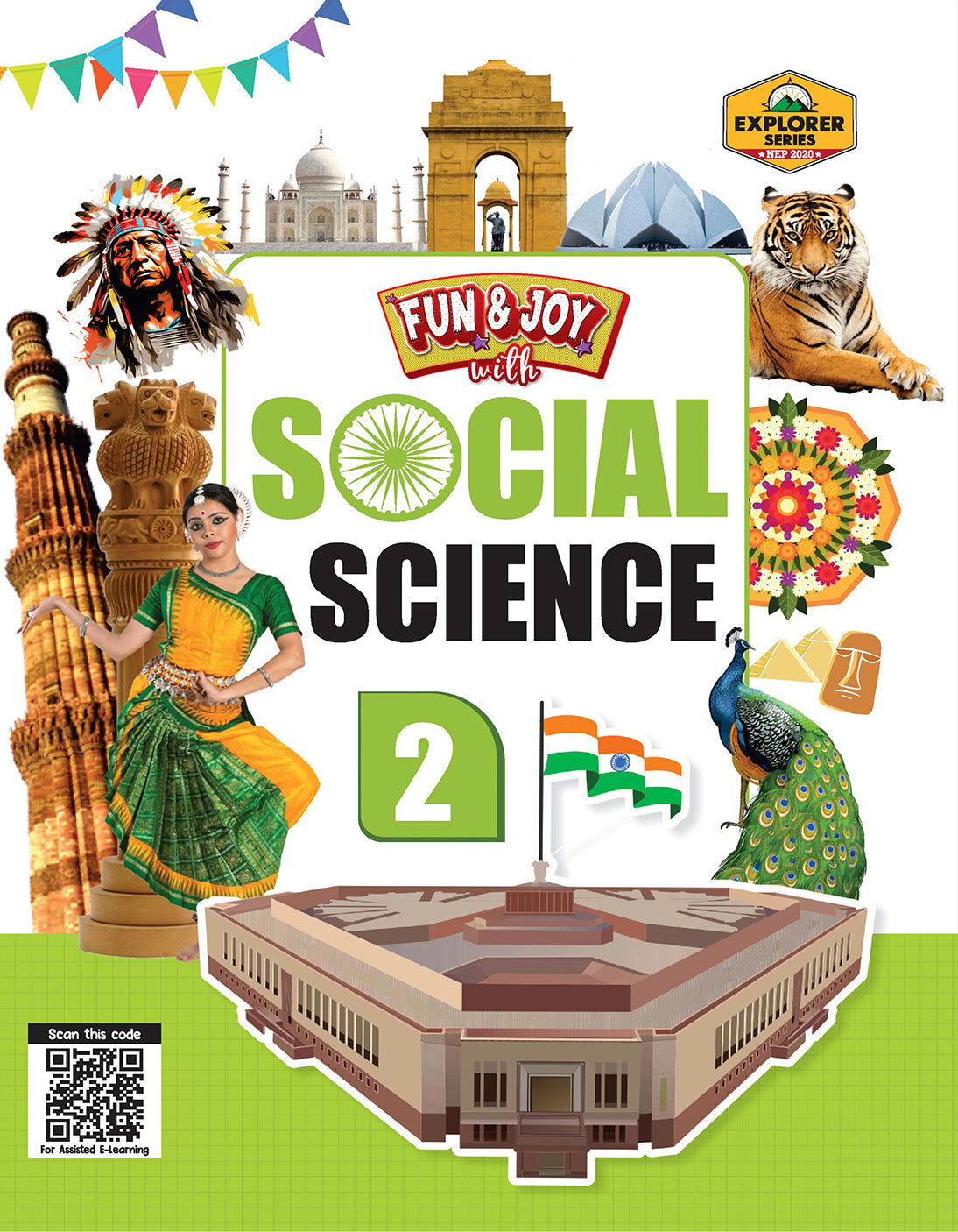 Skillitos Fun & Joy with Social Science 2 Class 2 Textbook (Explorer Series)