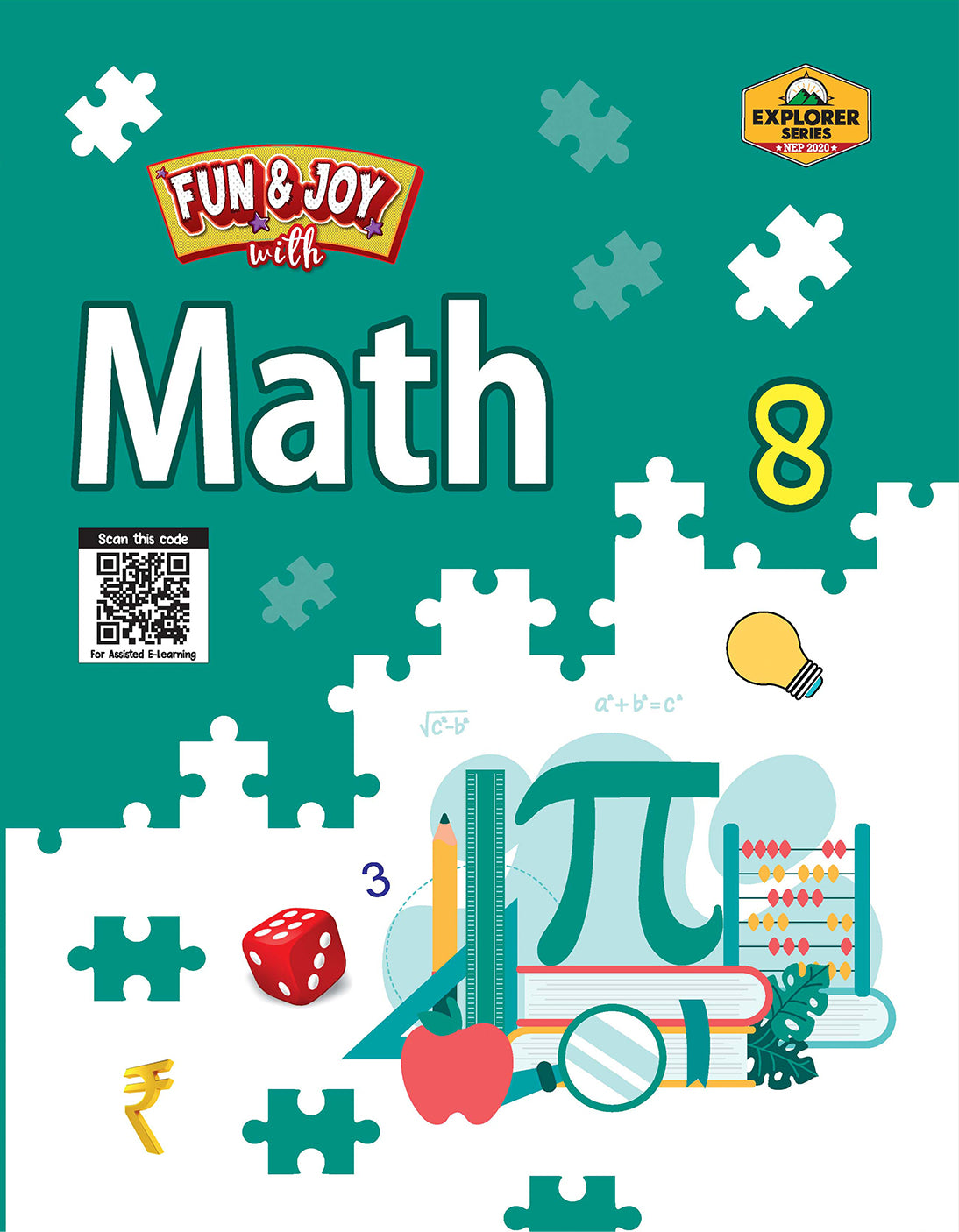 Skillitos Fun & Joy with Math 8 Class 8 Textbook (Explorer Series)