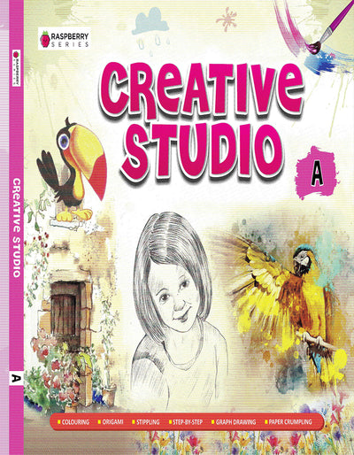 Skillitos  Creative Studio A Art With Kit Nursery Activity Book (Raspberry Series)
