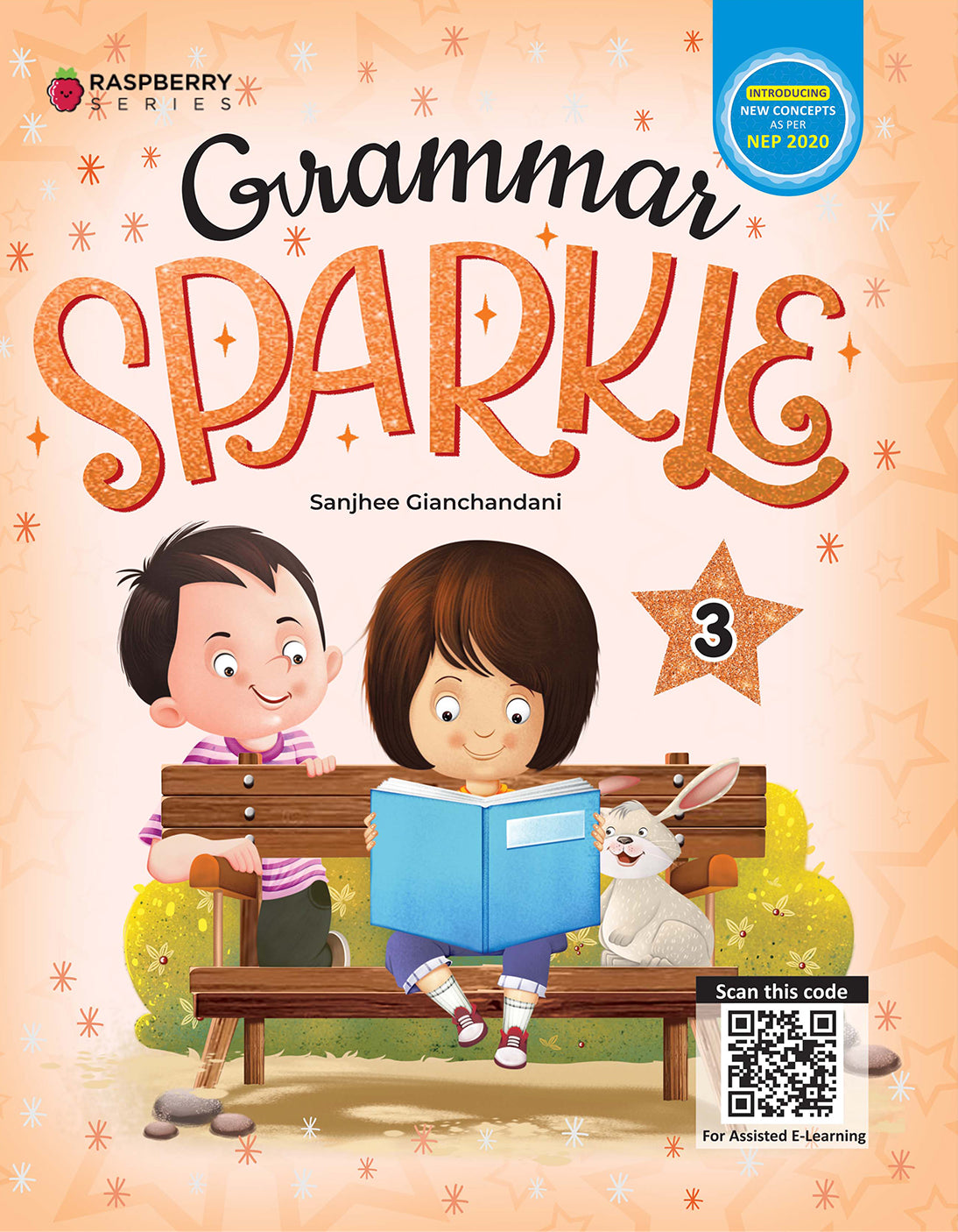 Skillitos  Grammar Sparkle 3 English Grammar Class 3 Textbook (Raspberry Series)