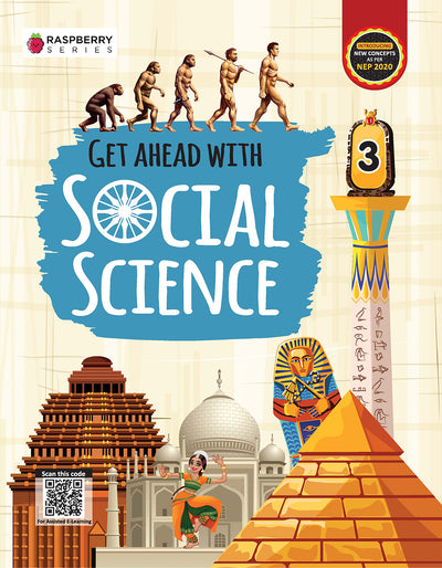 Skillitos  Get Ahead with Social Science 3 SST Class 3 Textbook (Raspberry Series)