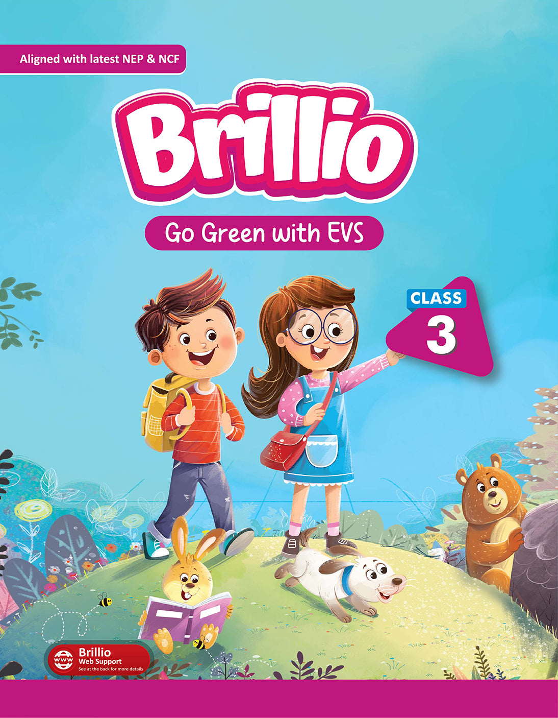 Skillitos Go Green with EVS  Class 3 Textbook (Brillio Series)