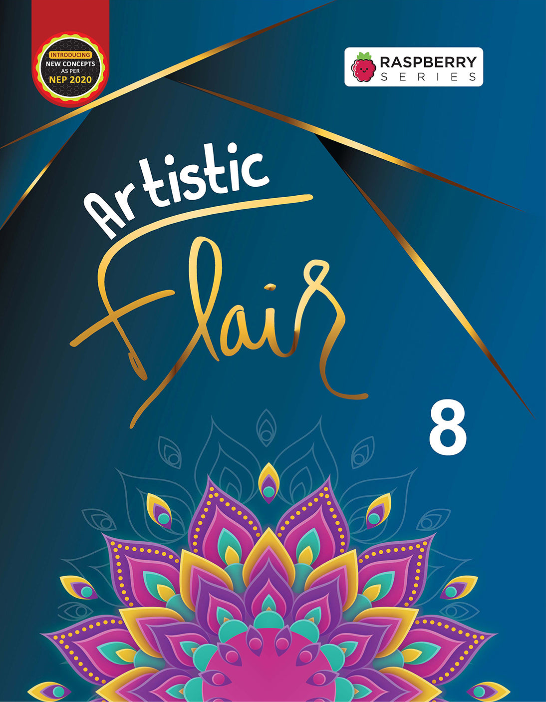 Skillitos  Artistic Flair 8 Art Class 8 Textbook (Raspberry Series)