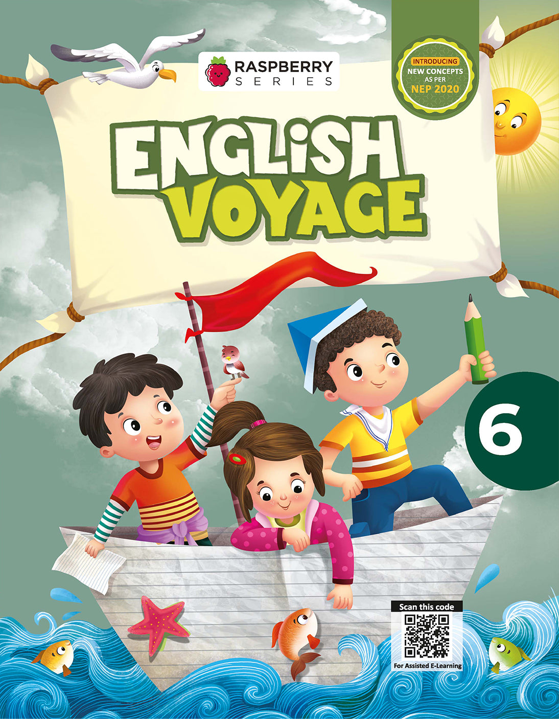 Skillitos  English Voyage 6 English Reader Class 6 Textbook (Raspberry Series)