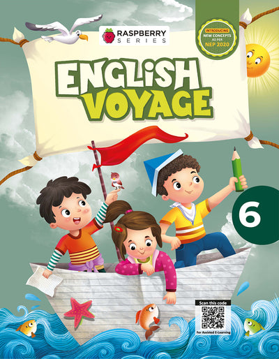 Skillitos  English Voyage 6 English Reader Class 6 Textbook (Raspberry Series)