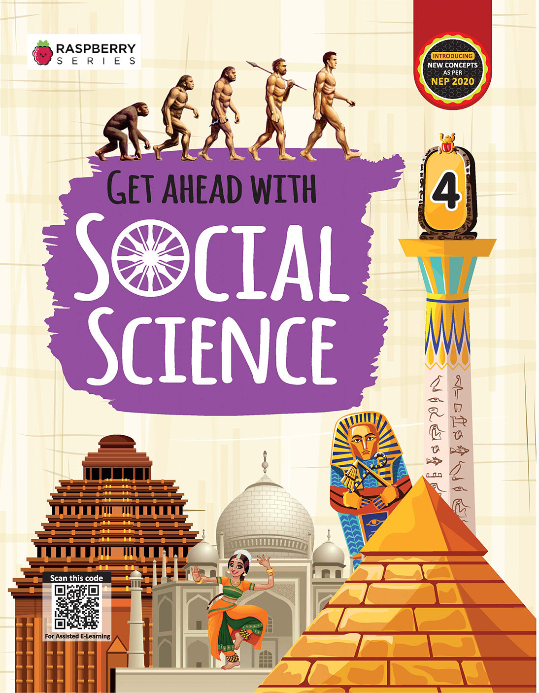 Skillitos  Get Ahead with Social Science 4 SST Class 4 Textbook (Raspberry Series)