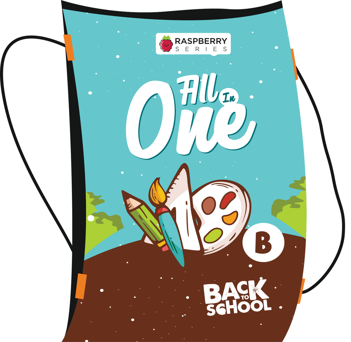 Skillitos LKG Nursery All In One Bag Books (Raspberry Series)